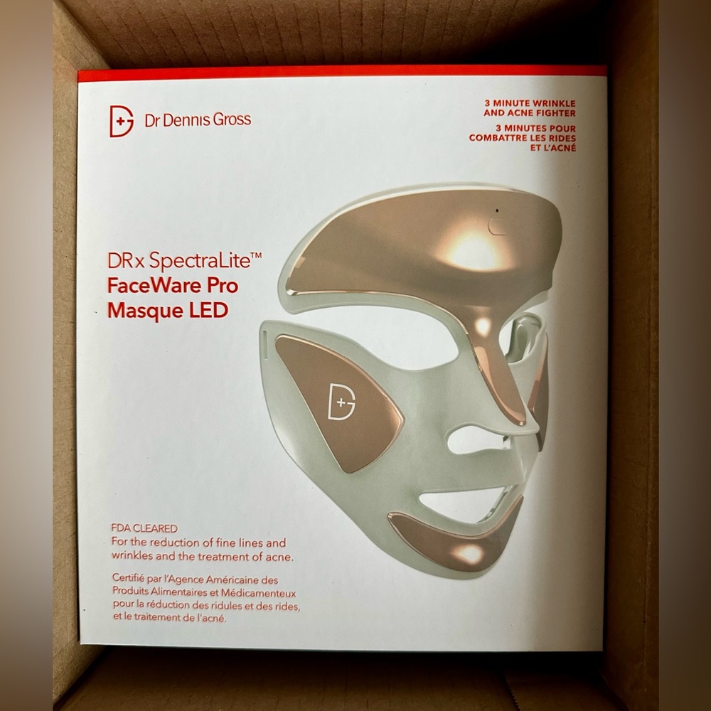 NWT DR DENNIS GROSS LED MASK 
DRx SpectraLite FaceWare Pro 3-Minute  NEW SEALED